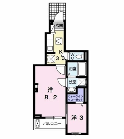 アムール２の物件間取画像